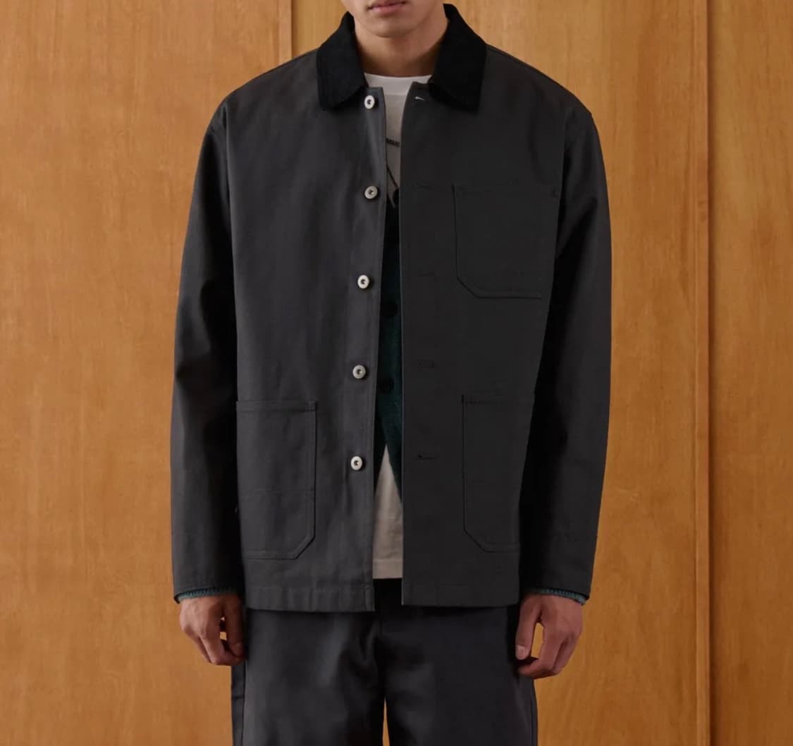 새상품(XL)무신사스탠다드 CP 트윌 초어 자켓 그레이 상품이미지4