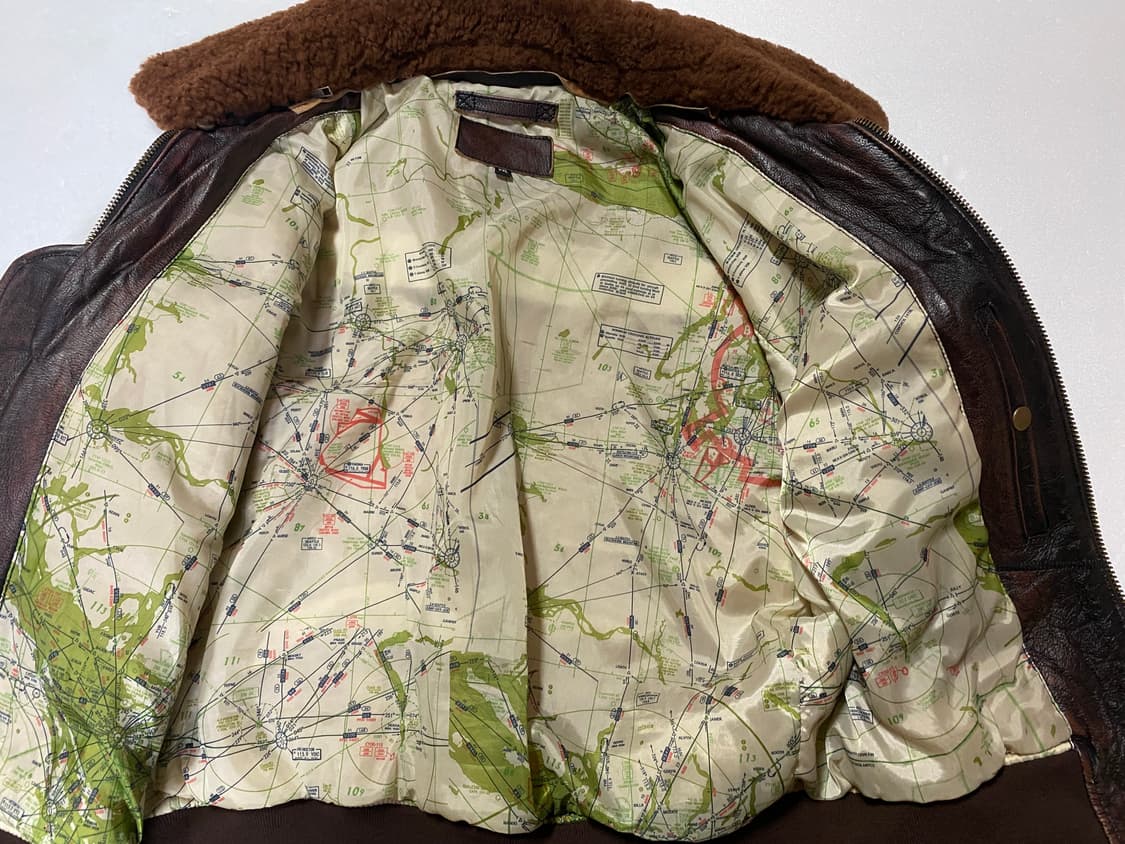 밀리터리가죽자켓 xxL 상품이미지5