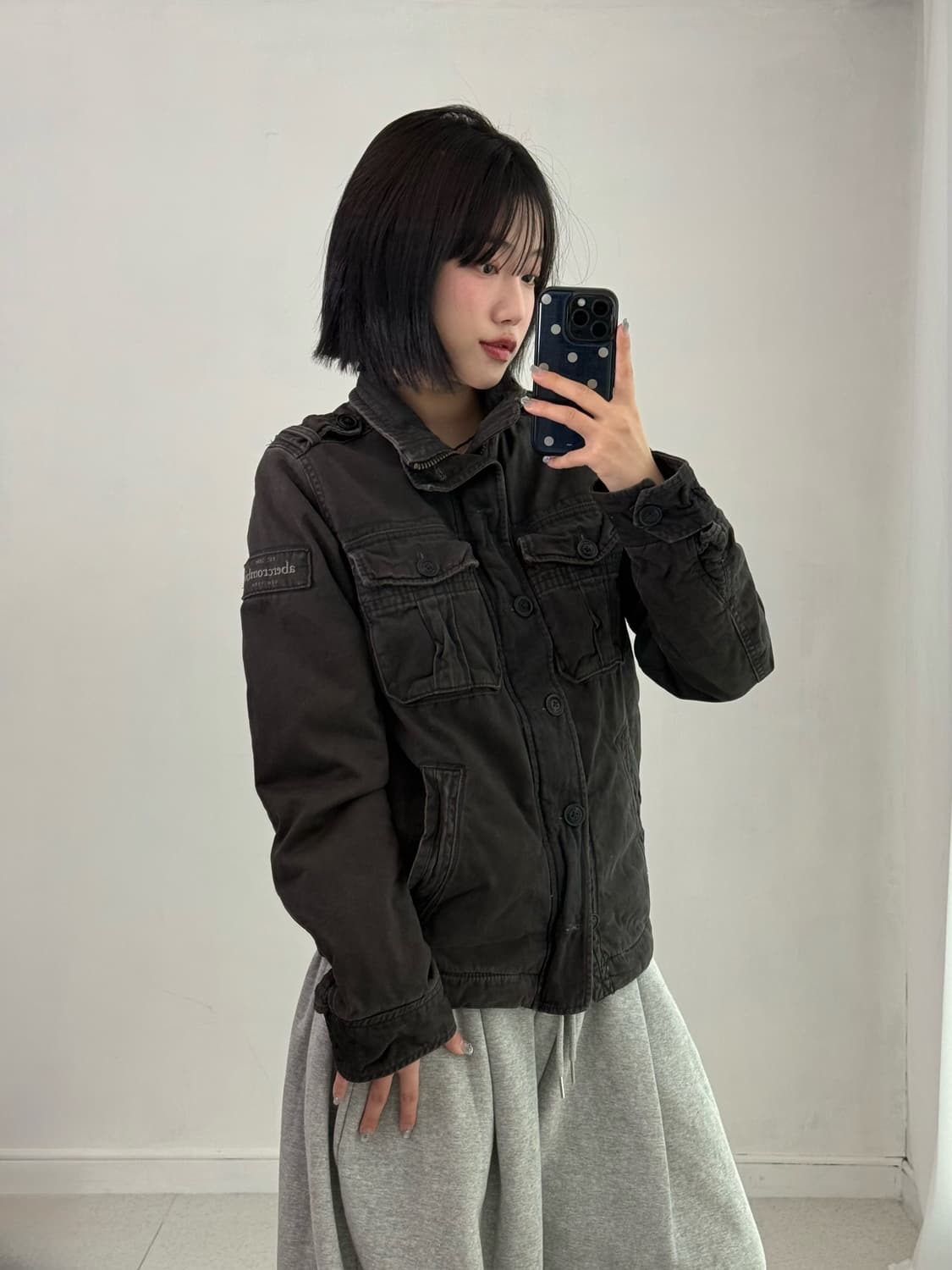 아베크롬비 차콜 자켓 상품이미지3