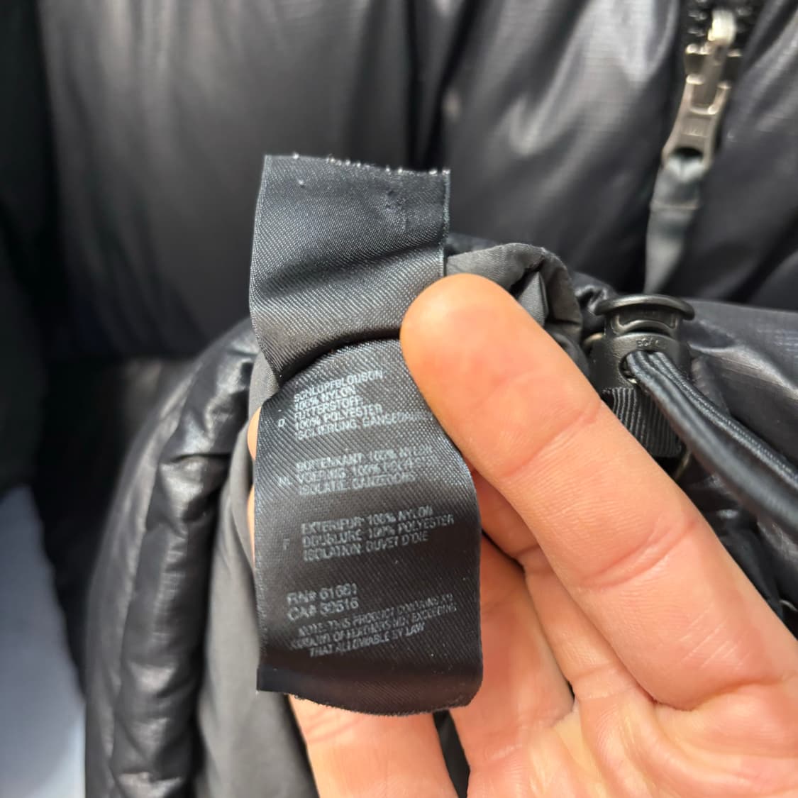 노스페이스 블랙 눕시 700 필파워 S 상품이미지8