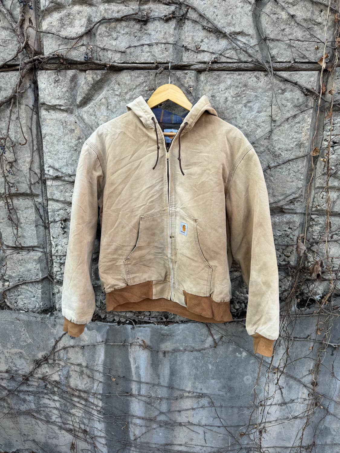 90s 칼하트 빈티지 jf1006 하드페이딩 덕 액티브 후드 자켓 상품이미지1