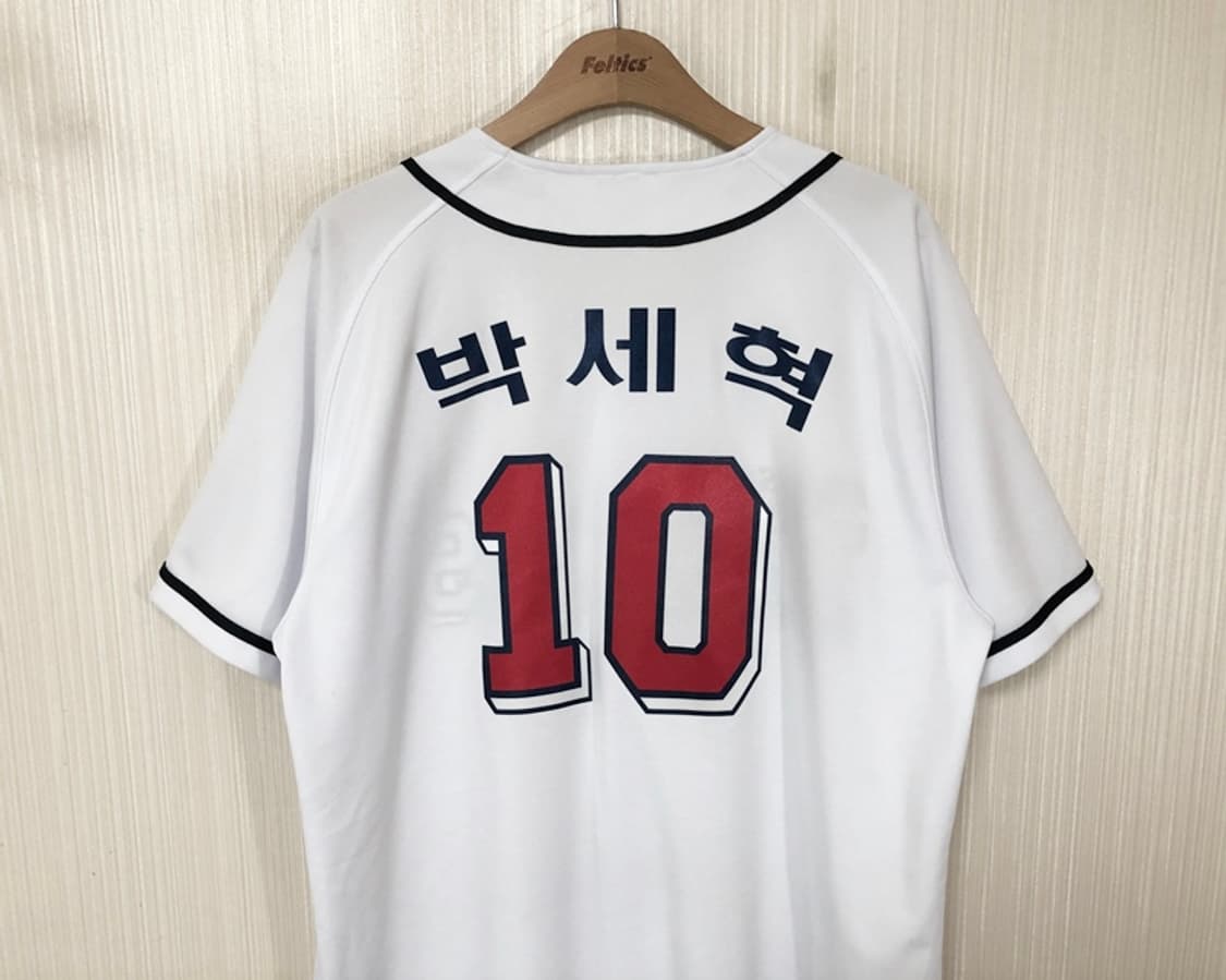 KBO 두산베어스 홈유니폼/져지 XL(105) #10 박세혁 상품이미지9