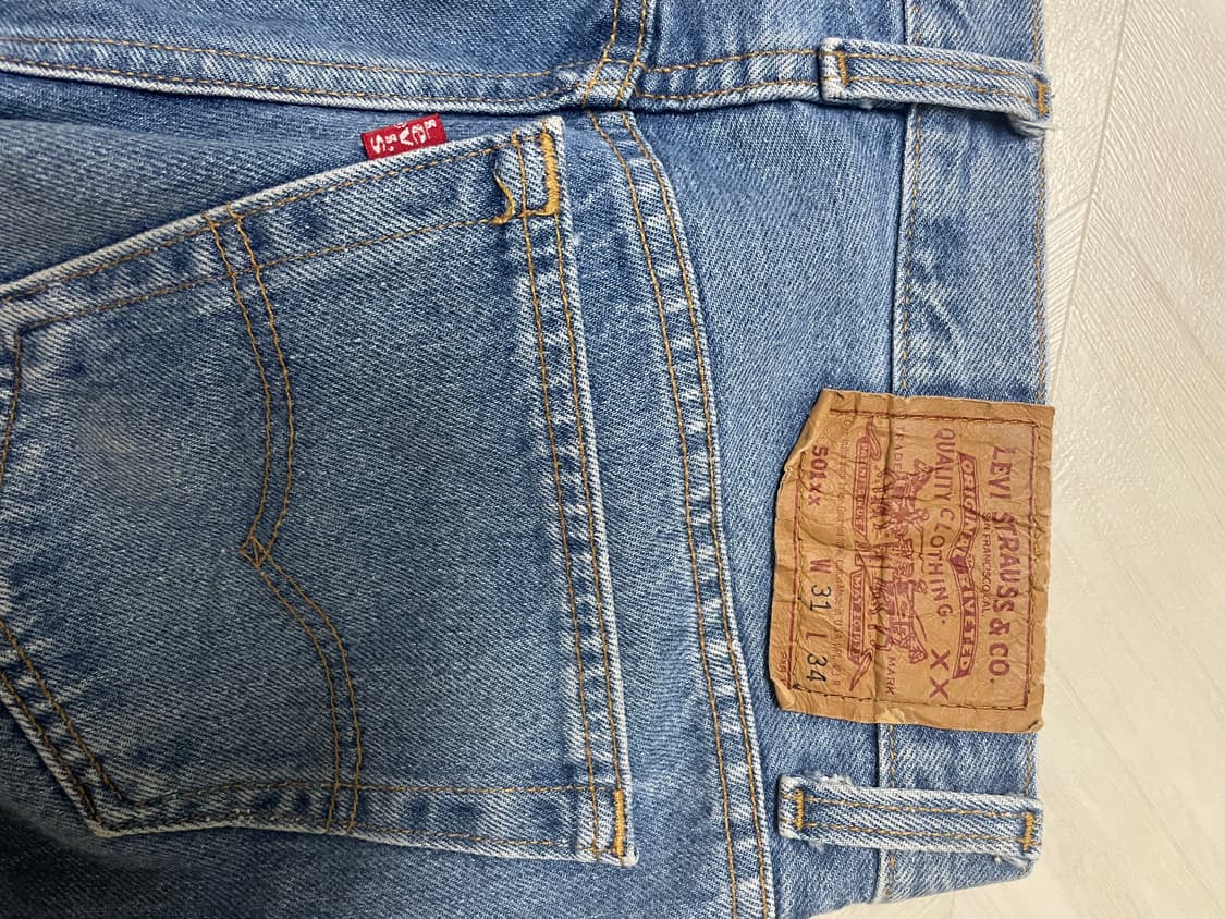 90’s made in usa 리바이스501 (표기31,실측30) 상품이미지3