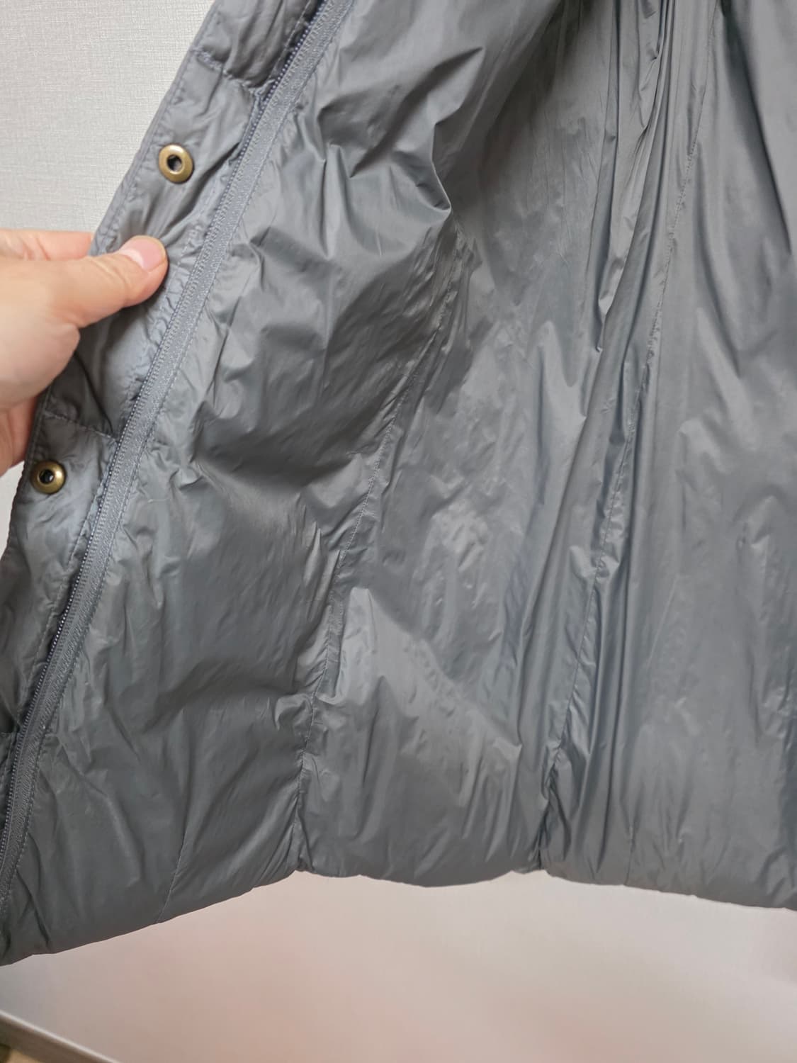 유아용 폴로 랄프로렌 후드 덕다운  롱패딩 그레이 12-14세 상품이미지5