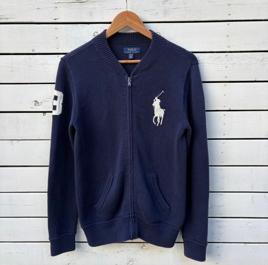 폴로 빅포니 니트 집업 상품이미지1