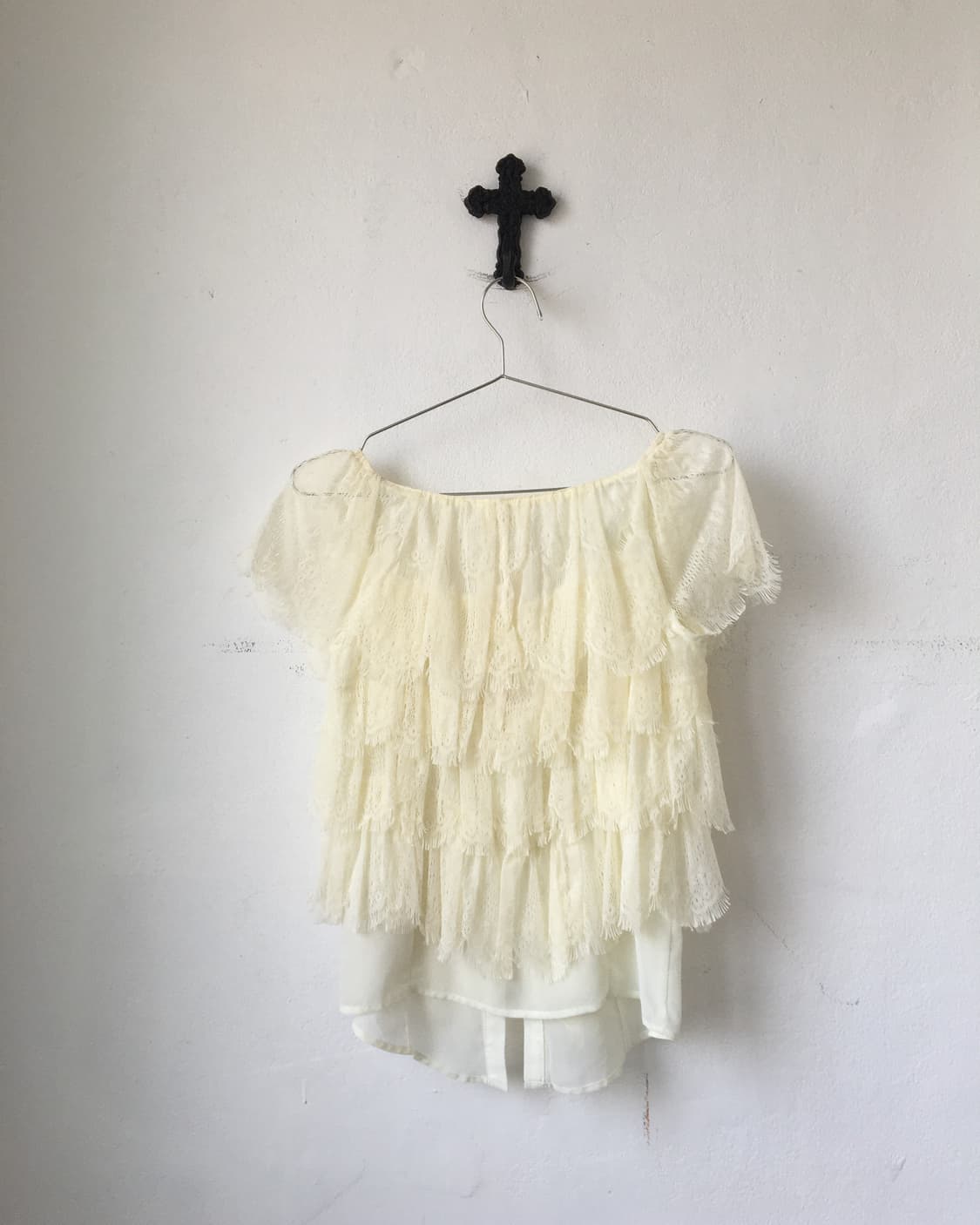 Lace layer top 상품이미지3