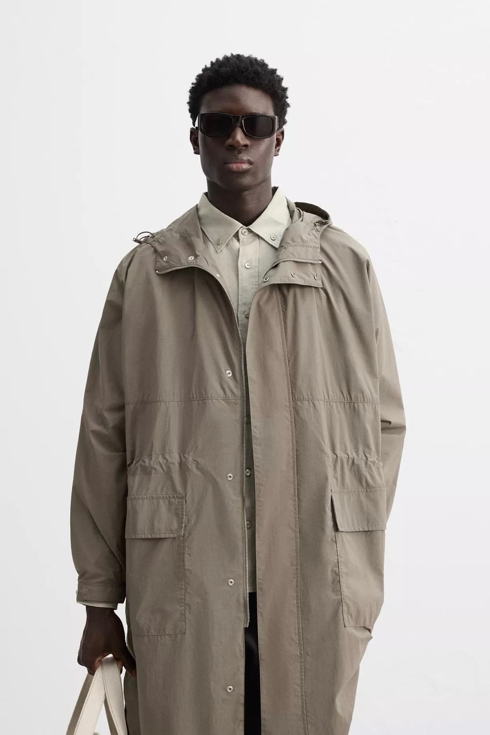 자라 오리진 카멜 라이트웨이트 하이테크 파카 상품이미지1