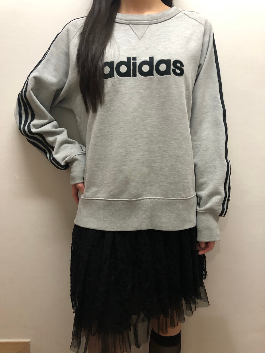 빈티지 아디다스 그레이 스웻셔츠 상품이미지4