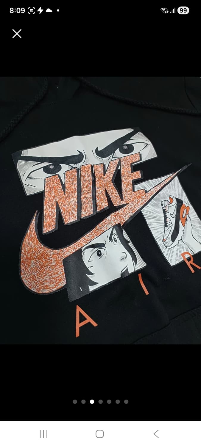 나이키 에어 그래픽 후드 티셔츠 L
 상품이미지3