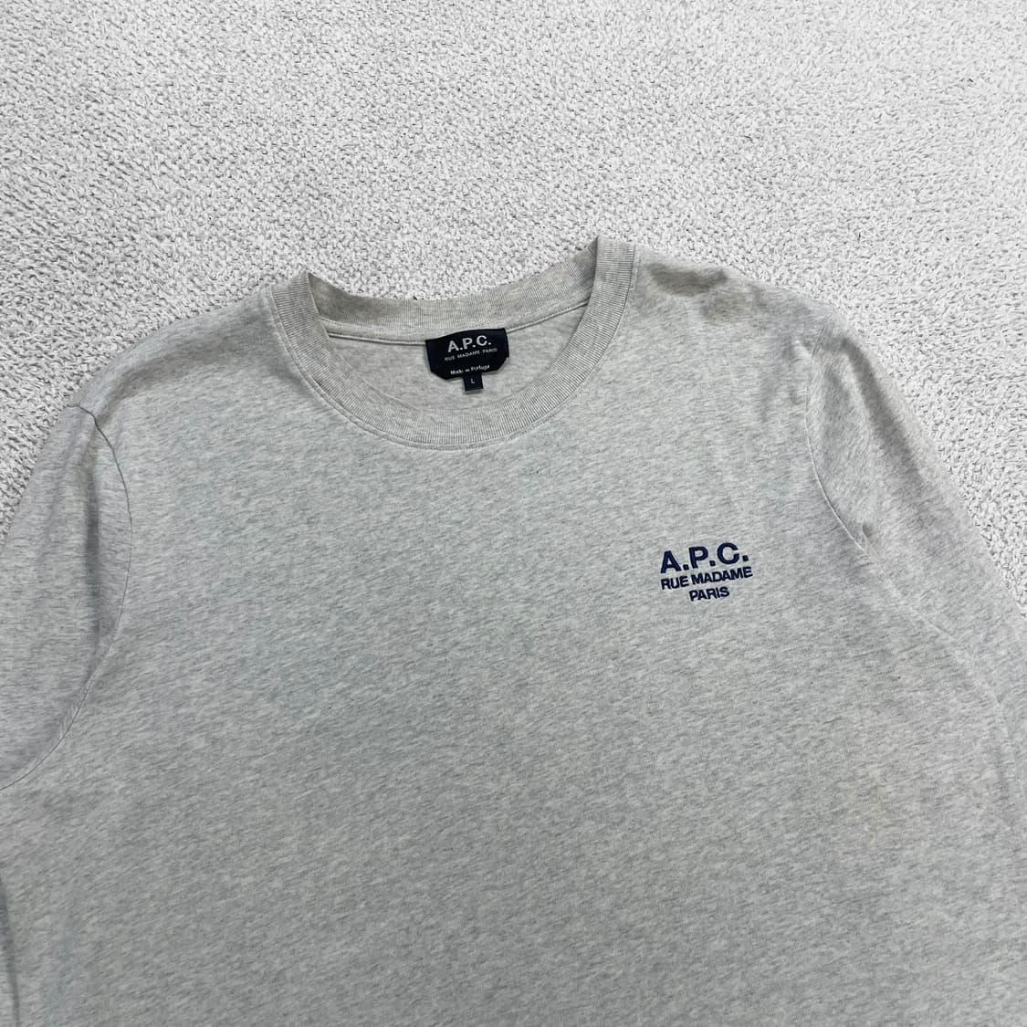 A.P.C 아페쎄 루마담 파리 롱슬리브 그레이 상품이미지2