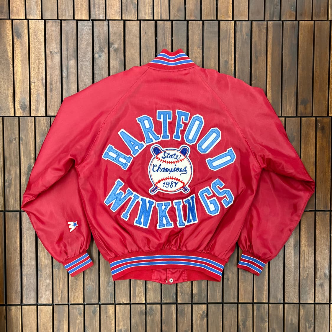 (L) 80s 하트푸드 윙킹 챔피언 크리켓 자켓 상품이미지4