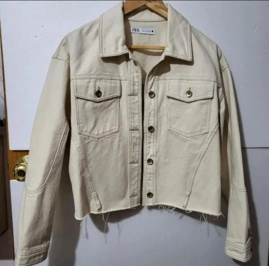 45 ) 새상품상태) 자라 데님자켓 95 L 상품이미지1