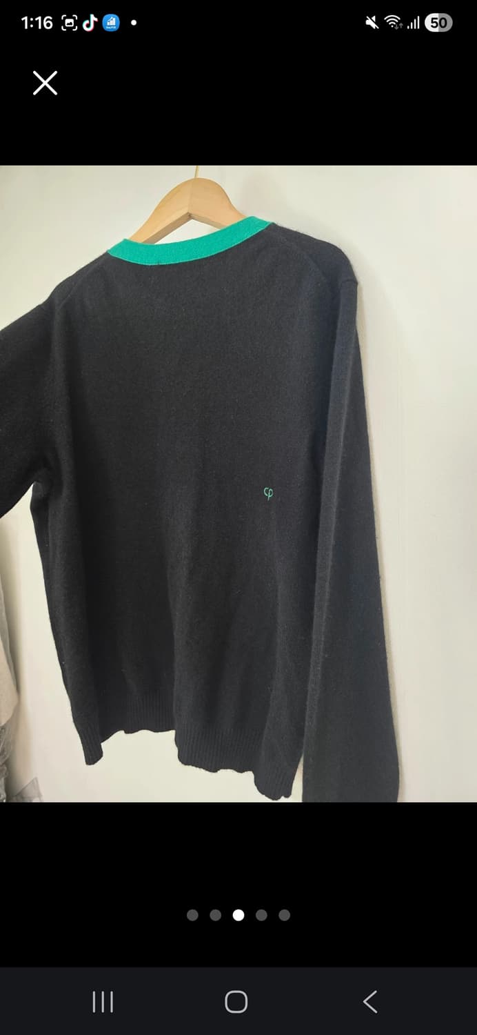 CHINTI & PARKER (친티 앤 파커) 타이넥 배색 리본 니트 L 상품이미지3