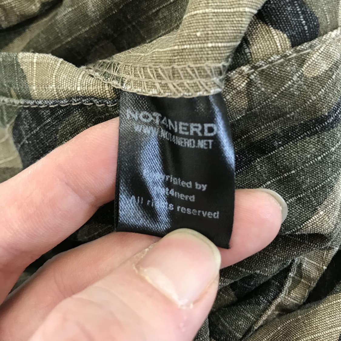 낫포너드 NOT4NERD 립스탑 플레어핏 카고팬츠 [M] 상품이미지5