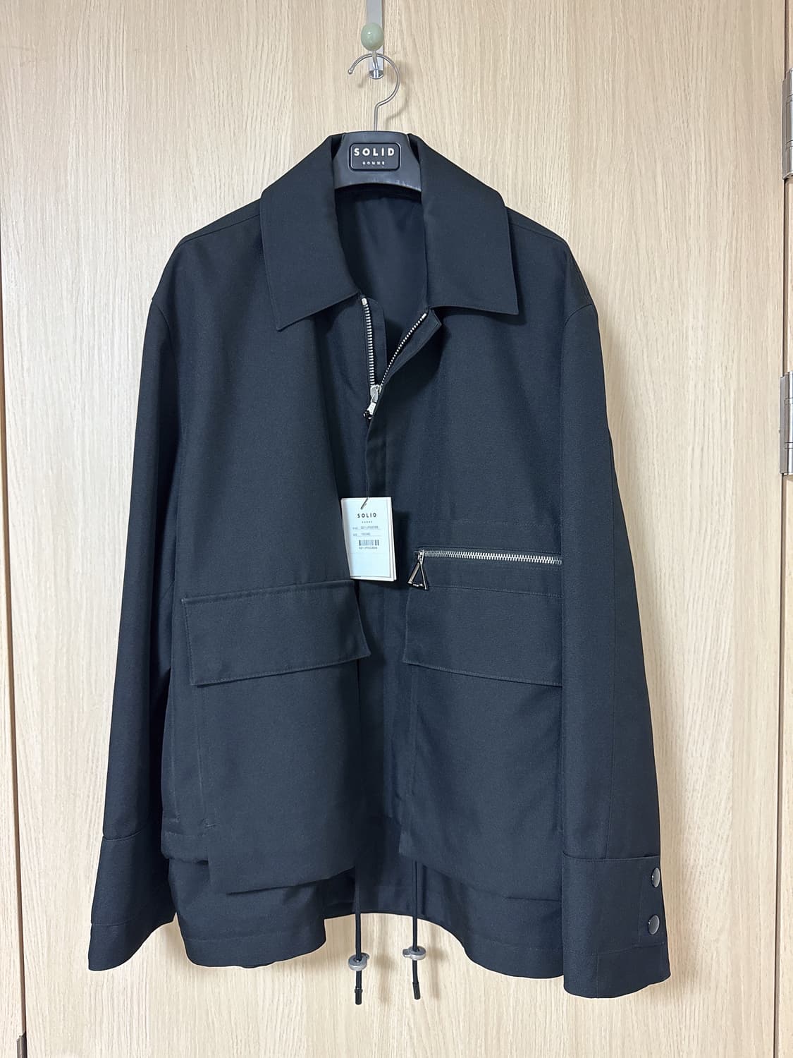 솔리드옴므 /쉘파카 블랙 /48(105) 상품이미지1