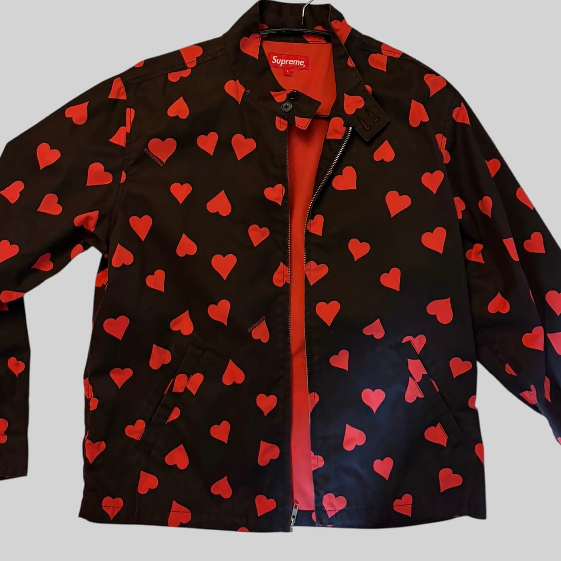 슈프림 하트 해링턴 자켓 L 상품이미지1