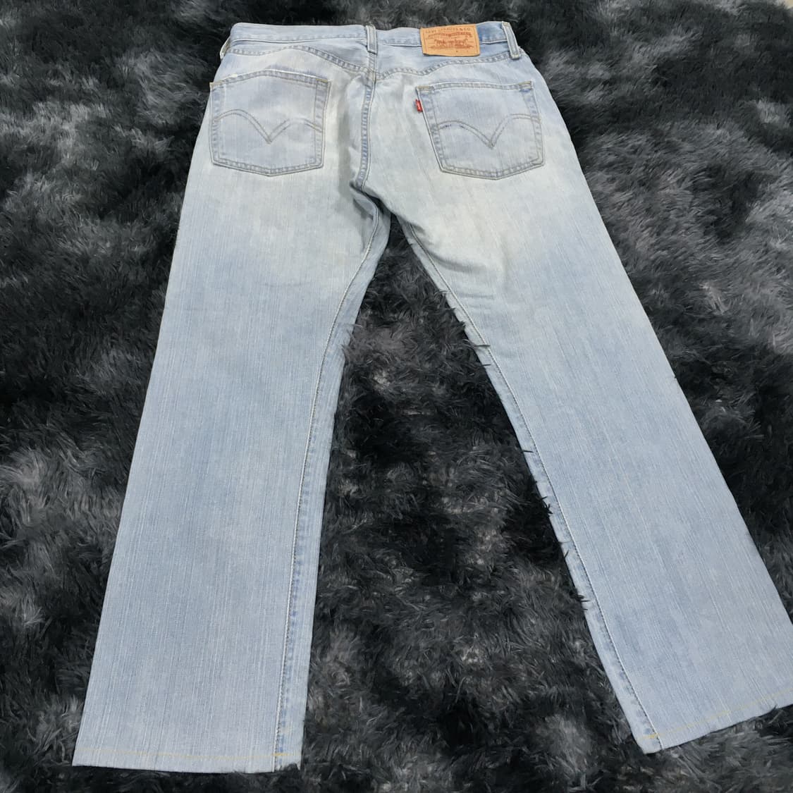 투티/0143 리바이스 501 연청 워싱 데님 팬츠 상품이미지3