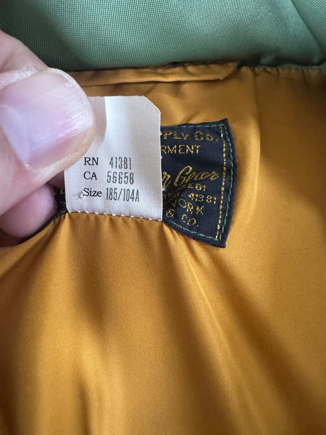 XL 더블알엘 카라코람 패딩 그린 /올리브 카키 상품이미지4