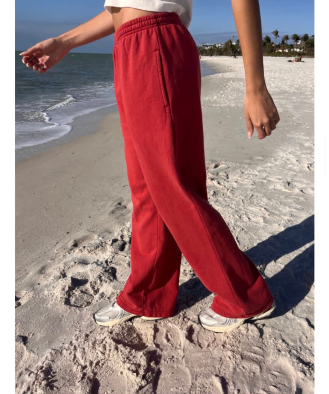 브랜디멜빌 아나스타시아 기모 소프트팬츠 레드 상품이미지2