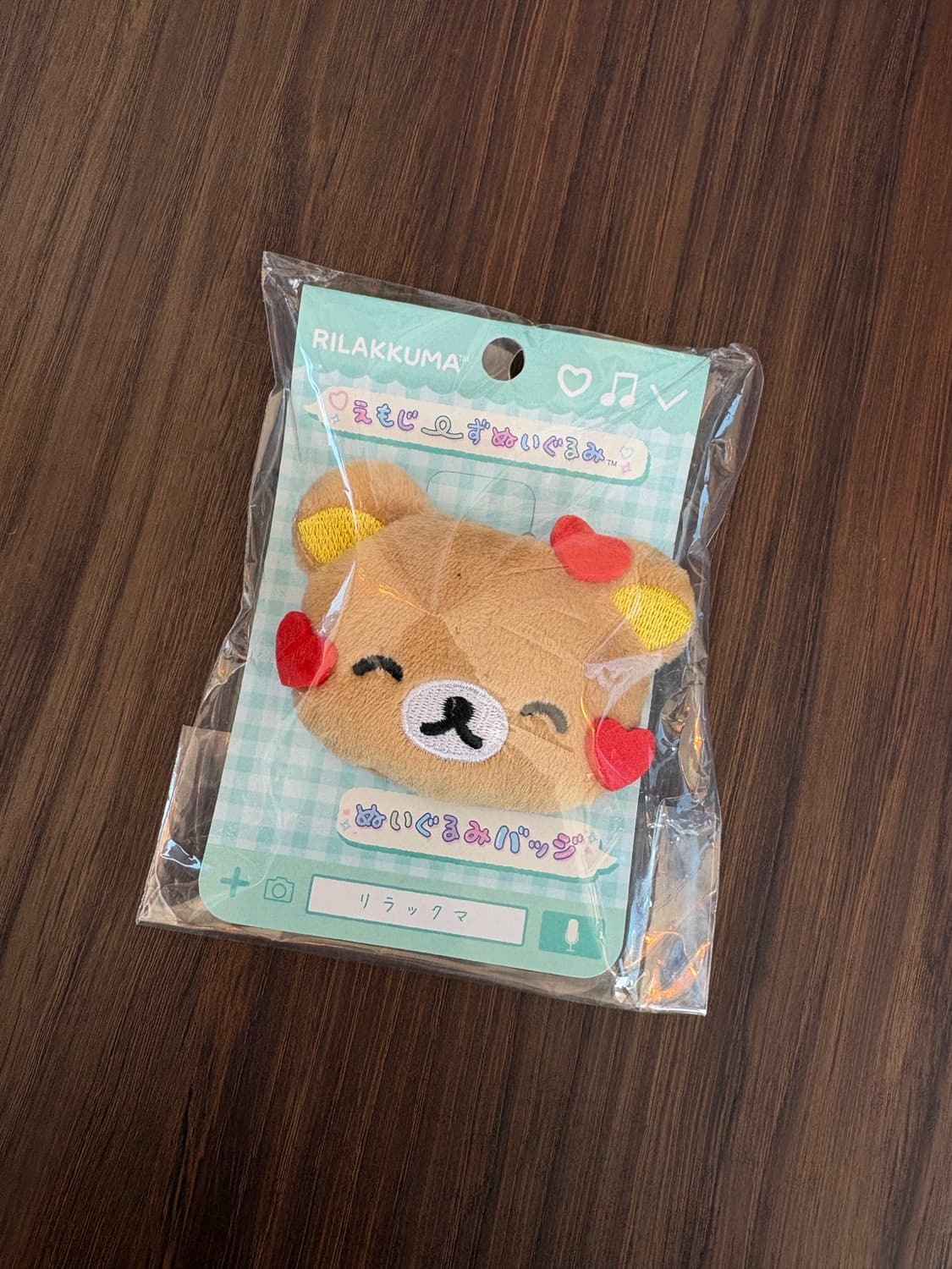 리락쿠마 인형 뱃지  상품이미지1