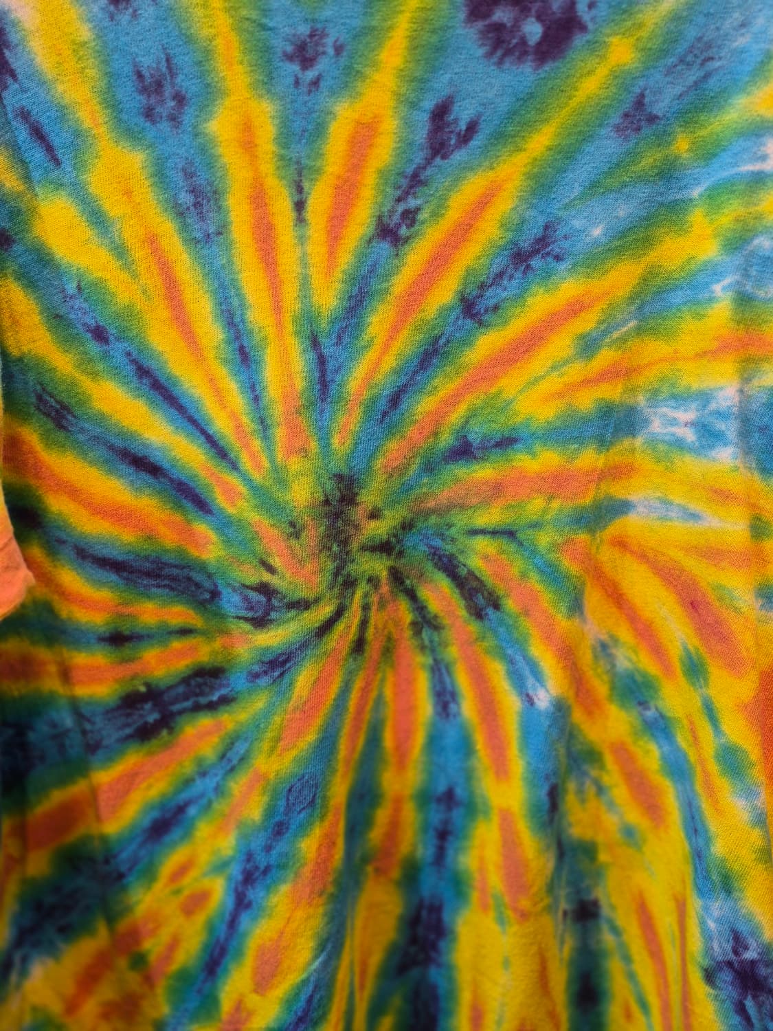 타이다이 염색 긴팔 티셔츠 상품이미지3