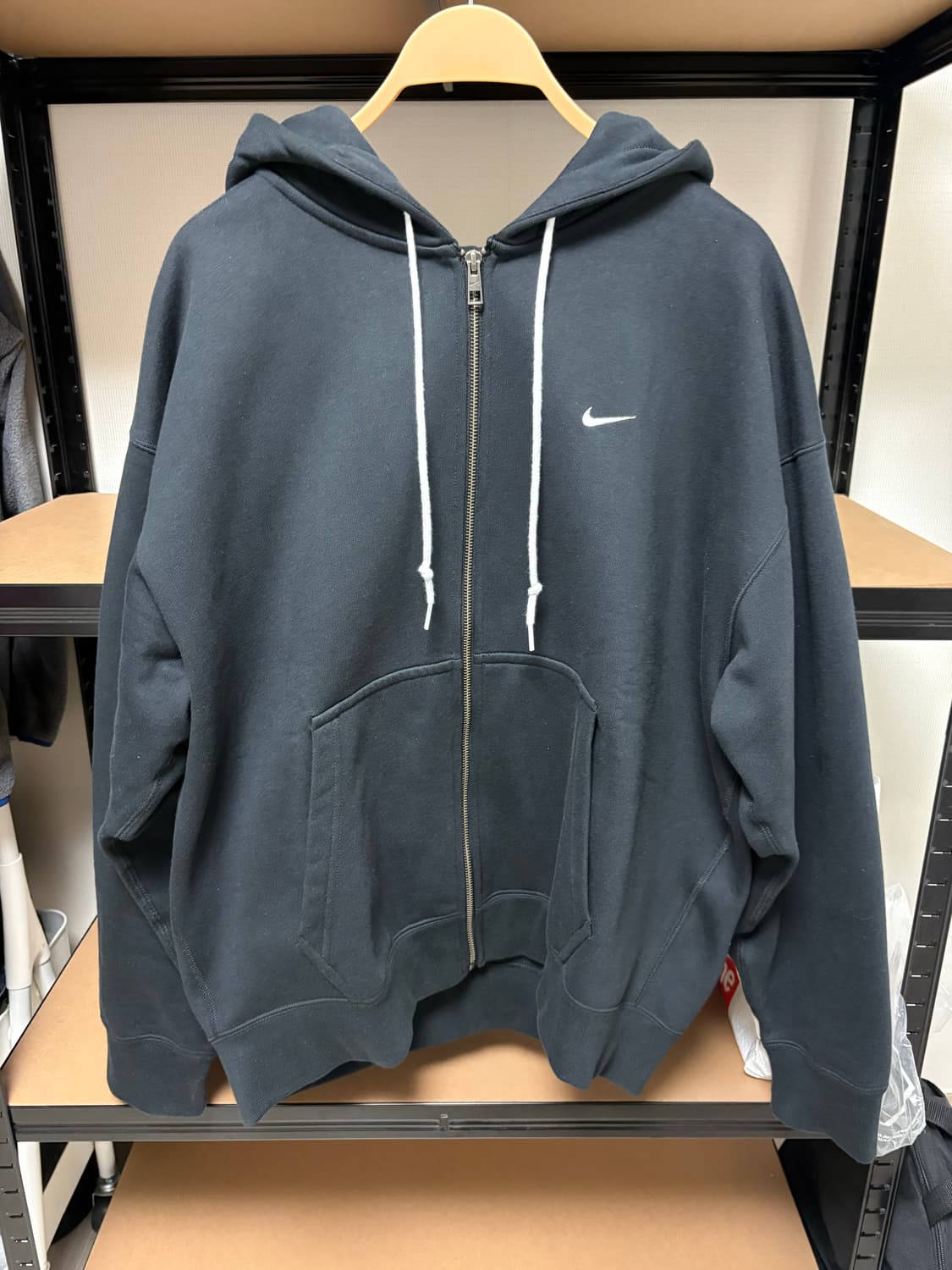 나이키 NRG 솔로 스우시 풀 집업 후드 블랙 - 아시아 XXL사이즈 상품이미지1