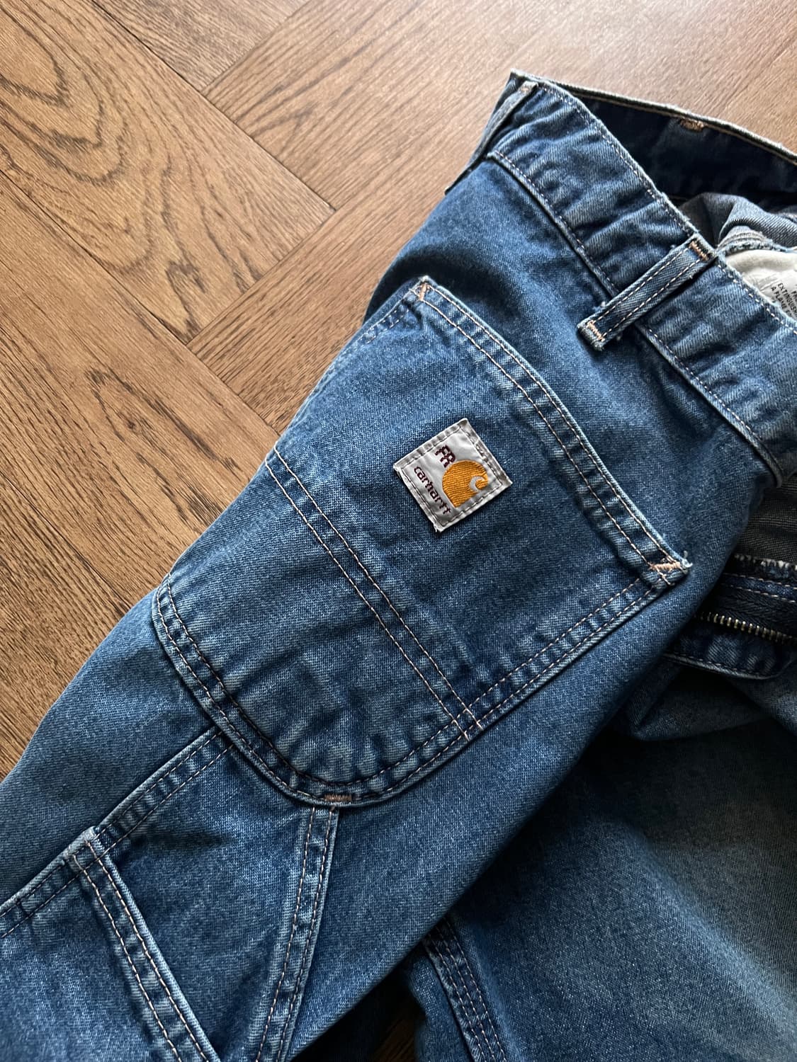 [34]칼하트FR USA 빈티지 워싱 싱글니 카펜터 워크 데님 팬츠 상품이미지7