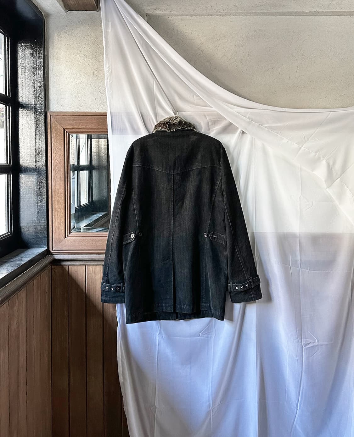 LOUIS CHAVLON fur heavy cotton jacket 상품이미지7