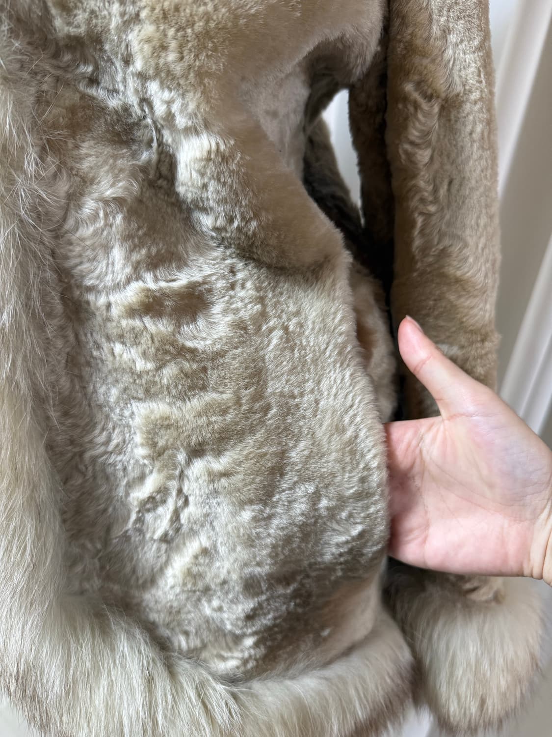 핀터레스트 무드 리얼 퍼 자켓 상품이미지10