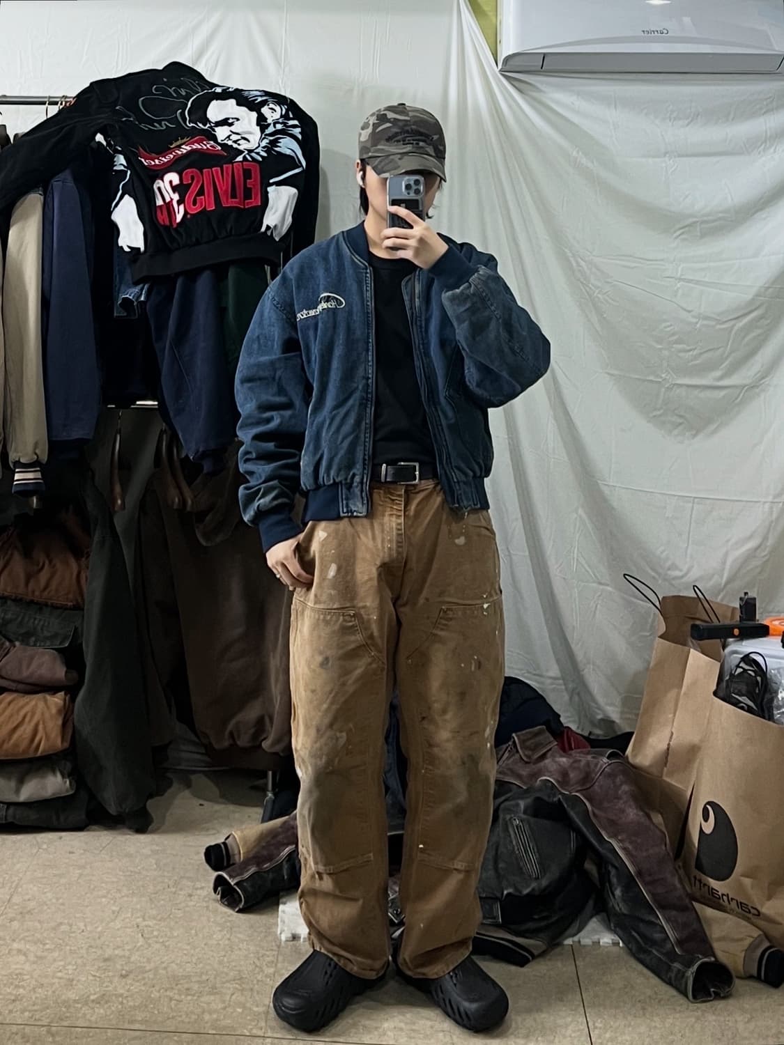 할리데이비슨 데님 블루종 자켓 상품이미지4