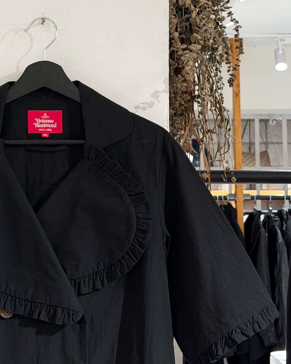 비비안웨스트우드 레드라벨 블랙 프릴 칼라 드레스 상품이미지3