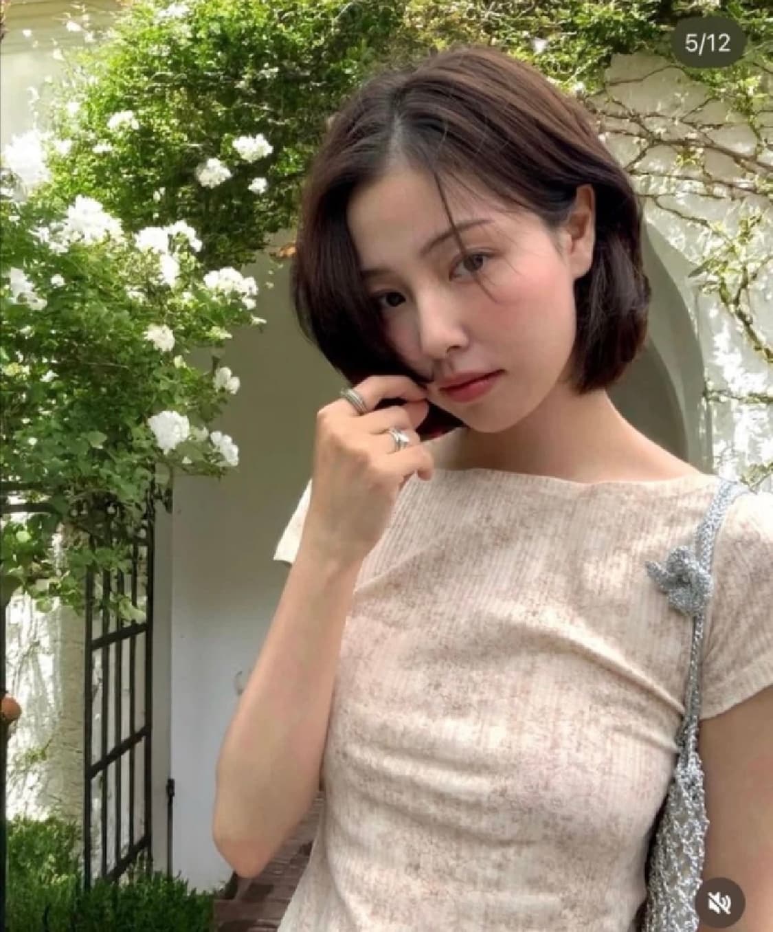  (새상품)오브네어 July Pattern Tee 상품이미지1
