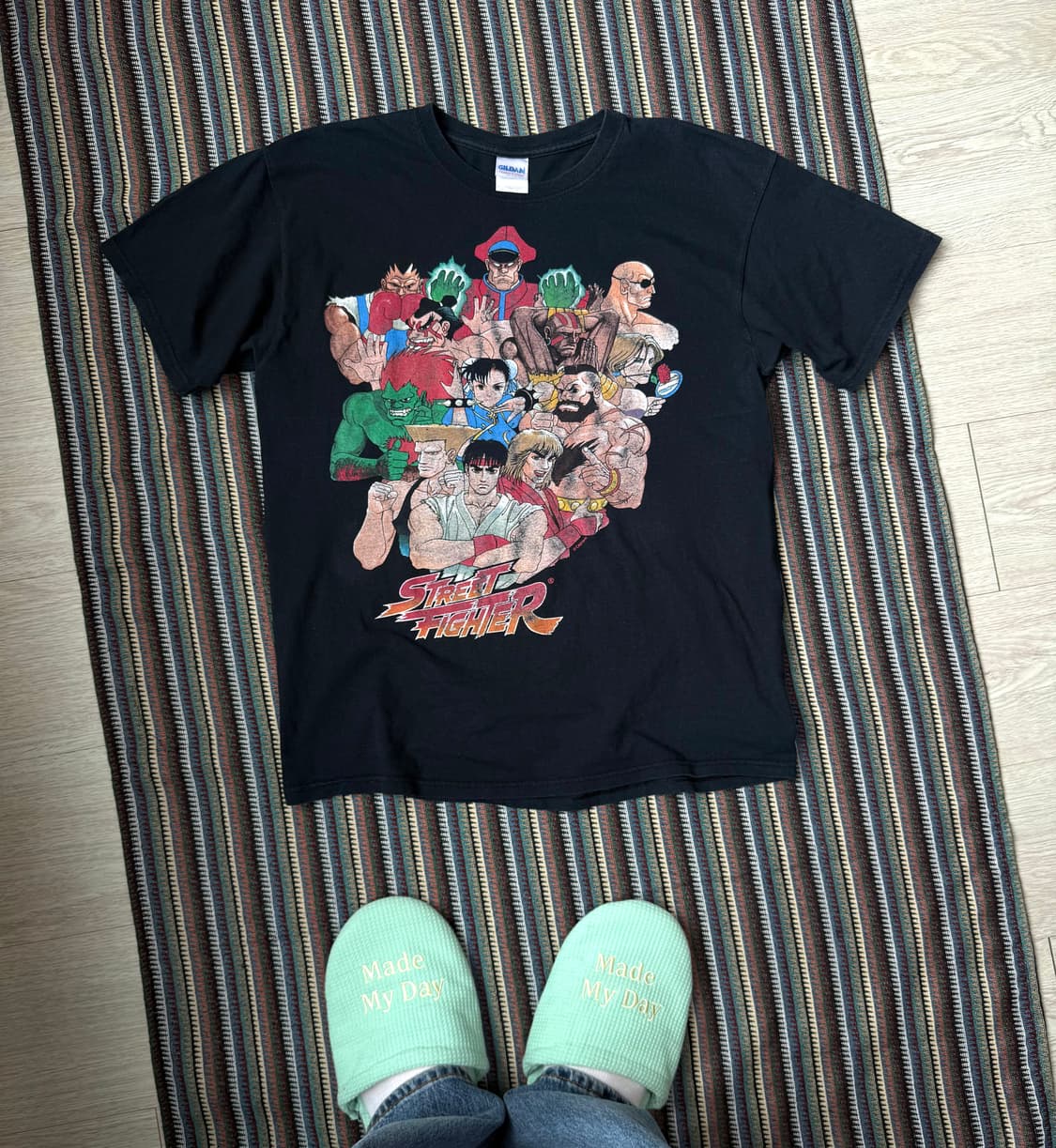 90s 캡콤 스트리트파이터 반팔 티셔츠 상품이미지2