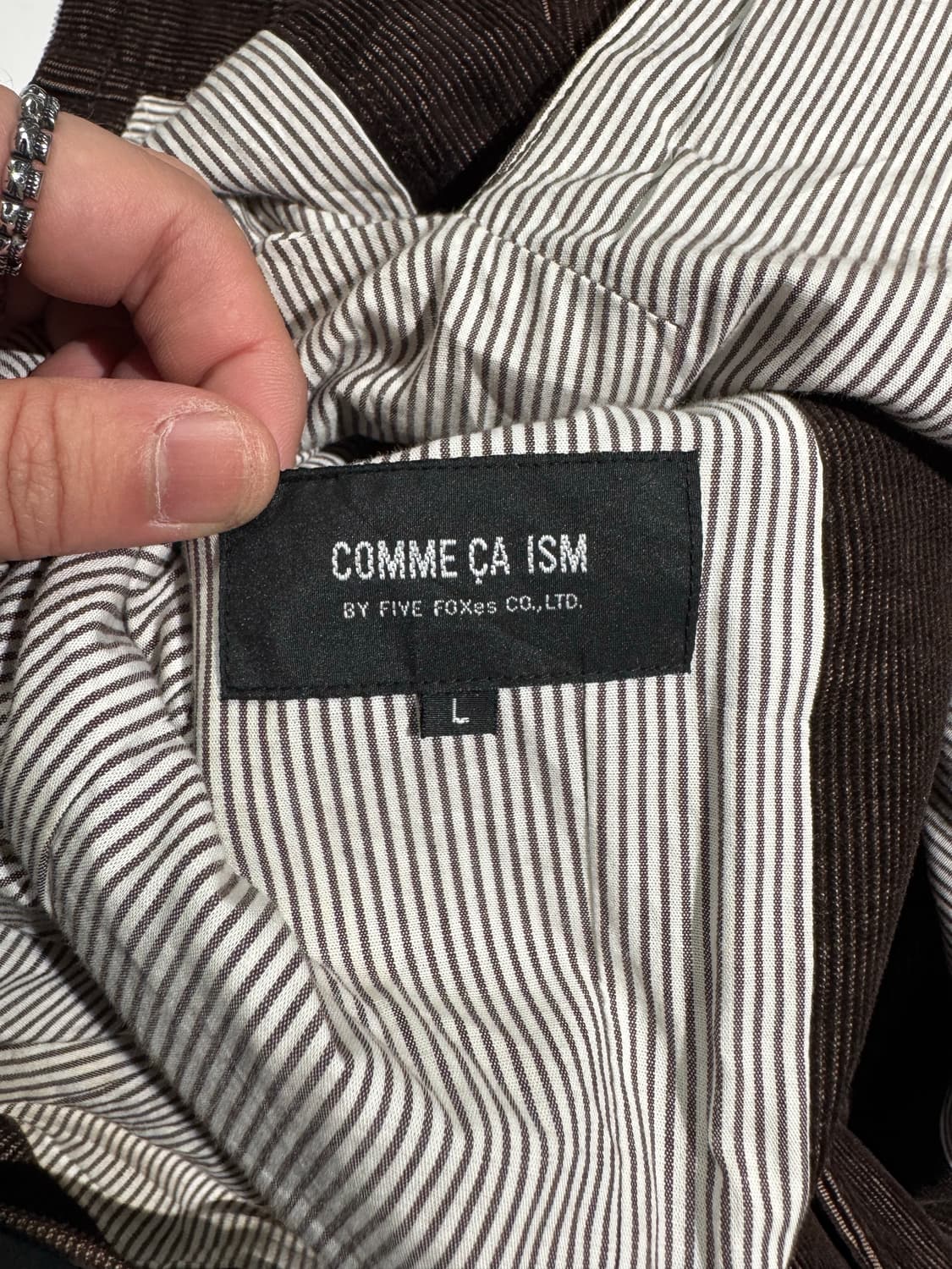 콤사이즘 by 파이브폭스 코듀로이 자켓  상품이미지2