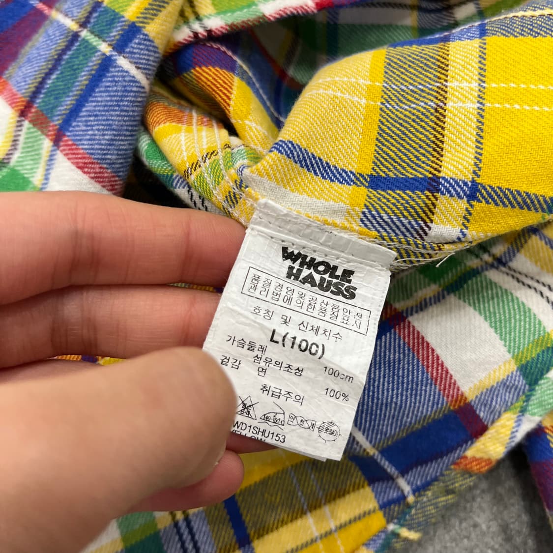 L 폴프랭크 빅로고 체크 웨스턴 셔츠 상품이미지8