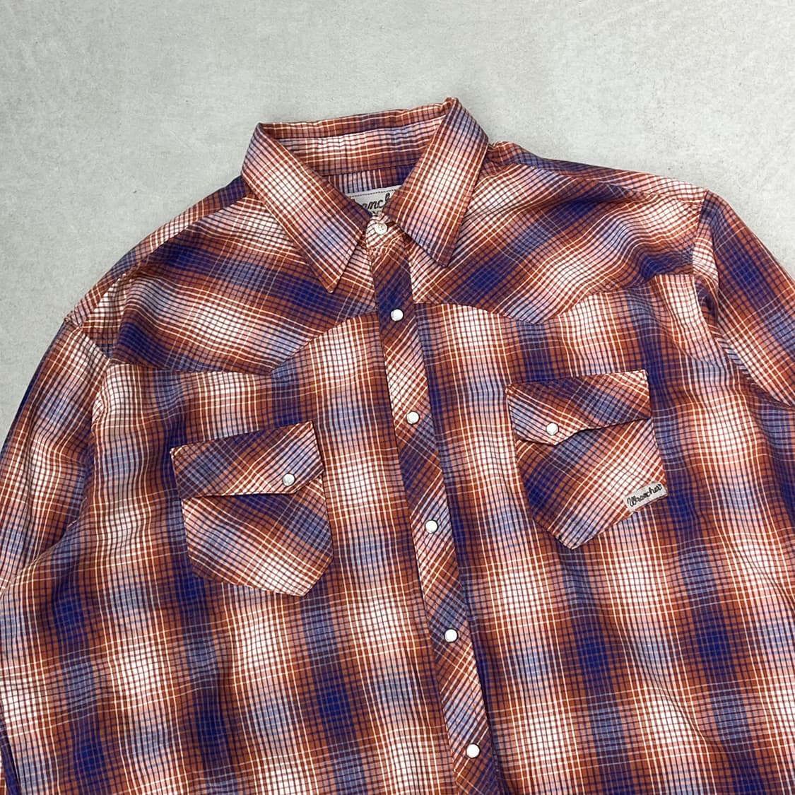 랭글러 투포켓 체크셔츠 s09198 상품이미지3