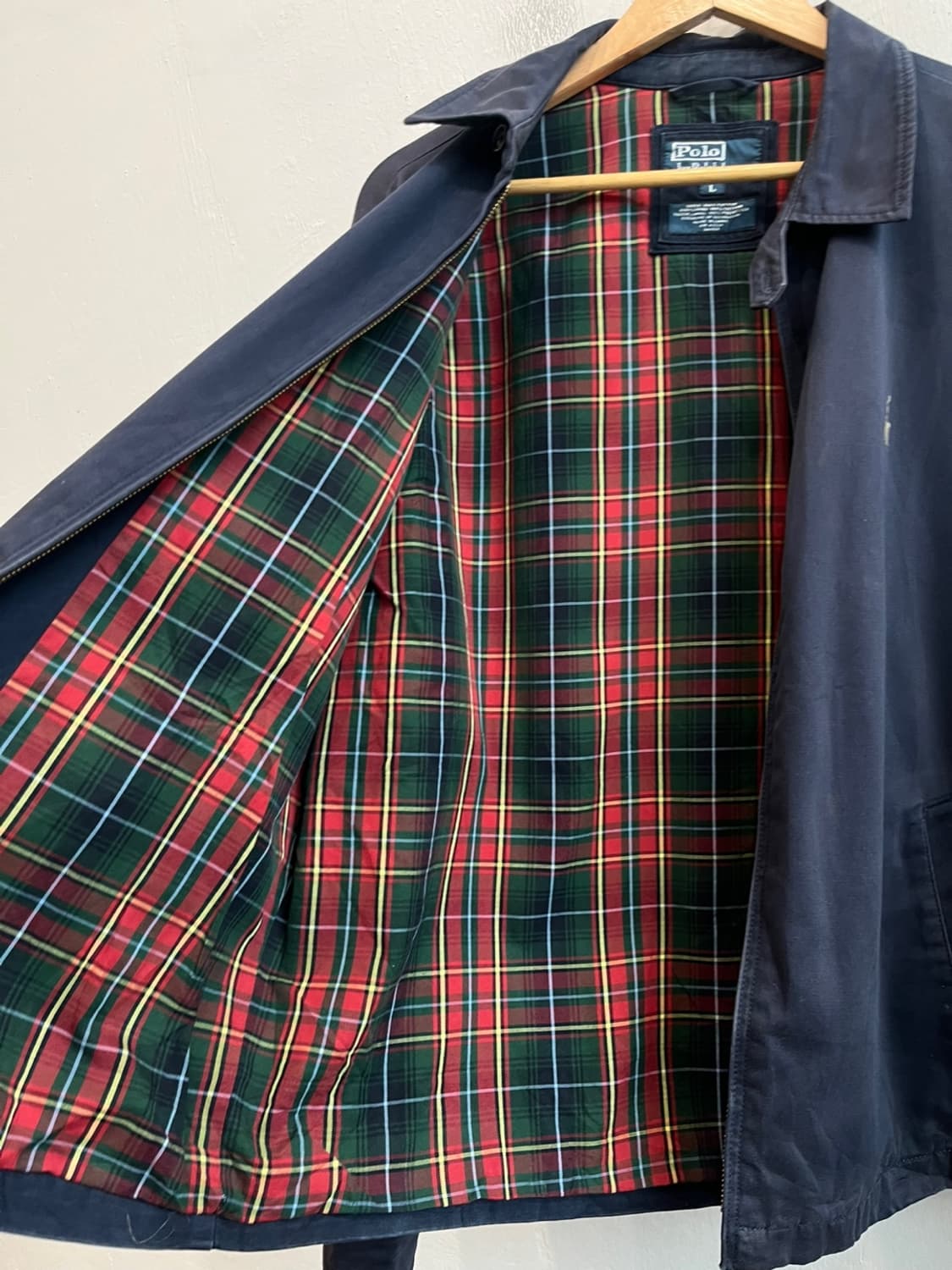 폴로랄프로렌 바이스윙 블루종 자켓 네이비 L 상품이미지4