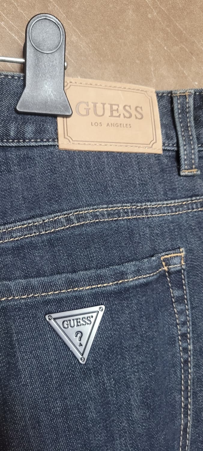 👔남성38-39인치👔게스 남성 청바지 다크블루 상품이미지6