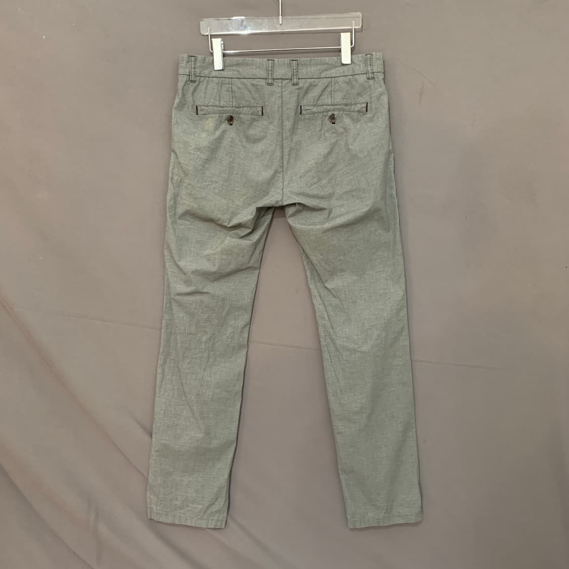 32인치 시리즈 힙스터 스판 체크 슬랙스 팬츠 면바지 상품이미지2