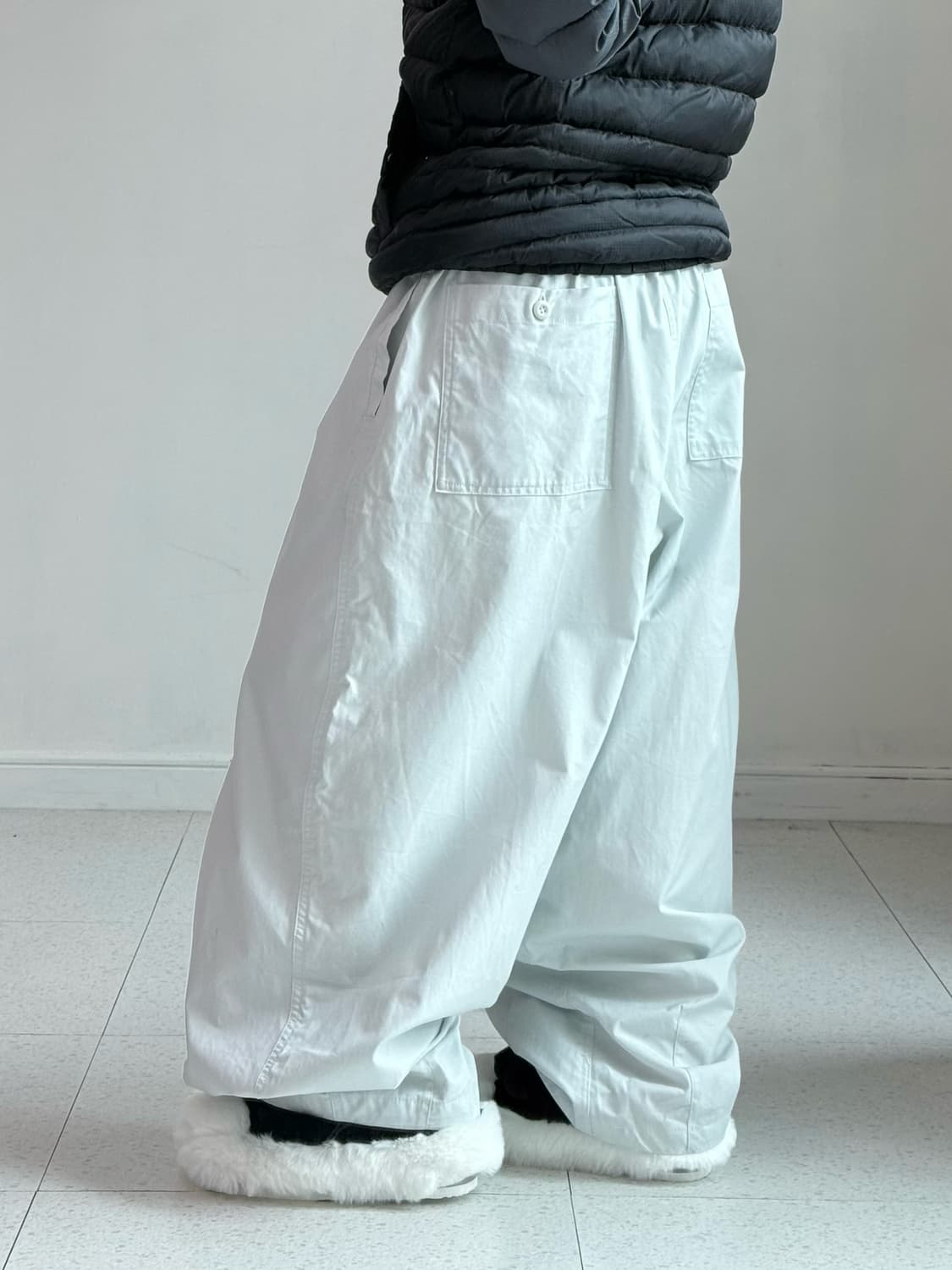 나이키 벌룬핏 아이보리 팬츠 상품이미지3