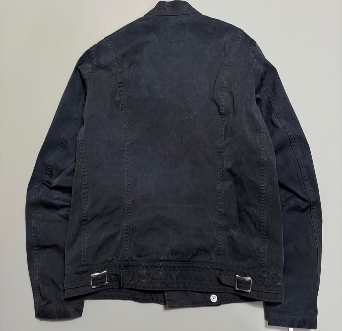 히스테릭글래머 다크네이비컬러 나일론 혼방 코팅 더블 라이더스 자켓 상품이미지2