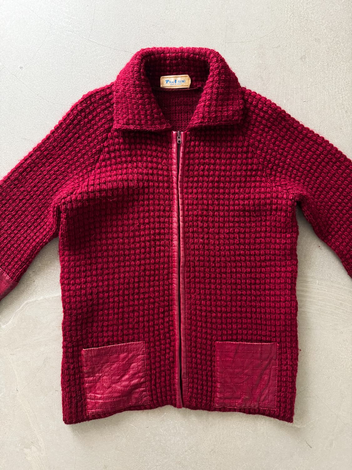  P&A Reno Leather Patch Mohair Sweater 상품이미지8