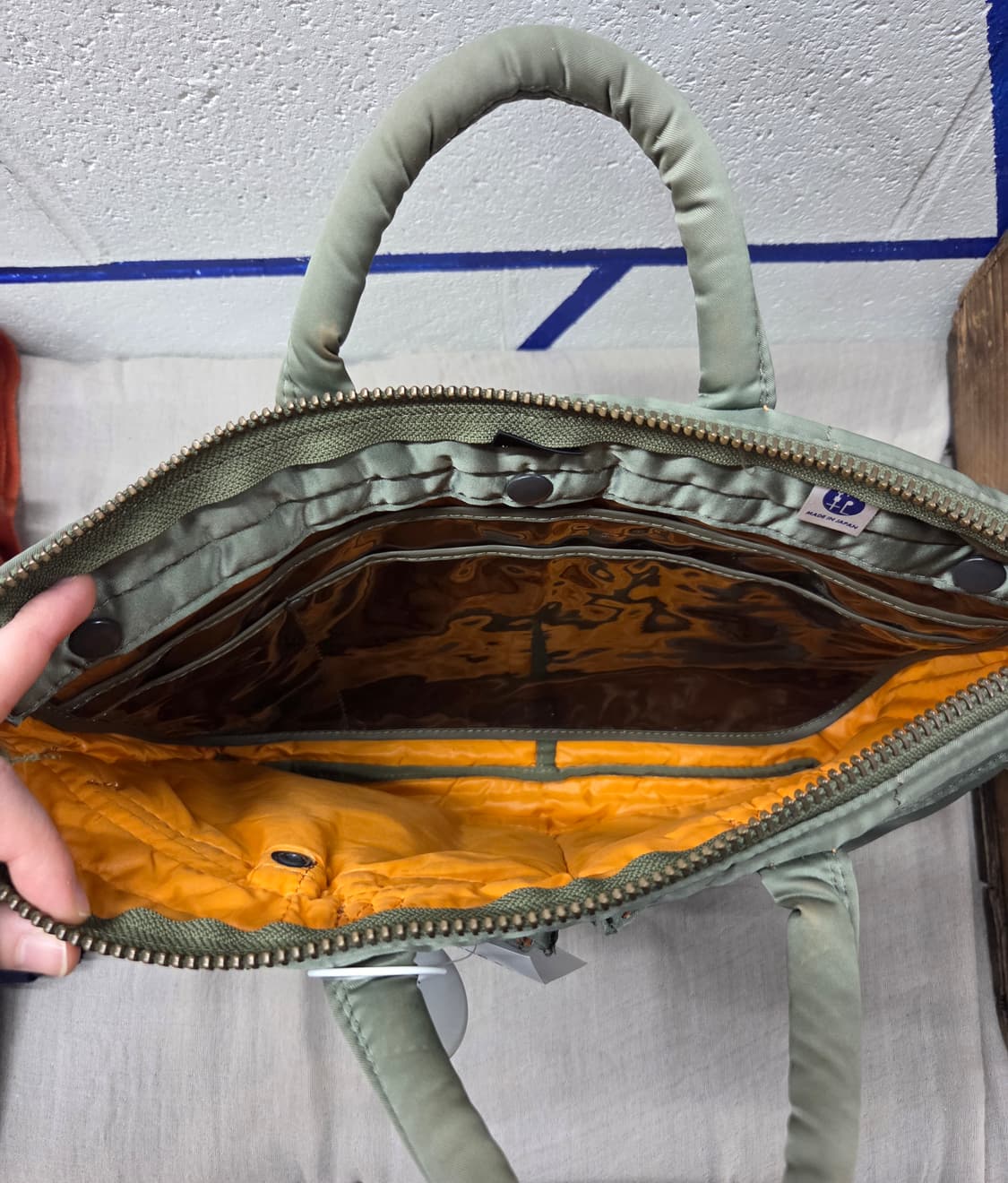 porter 포터 카키 탱커 토트백 상품이미지5