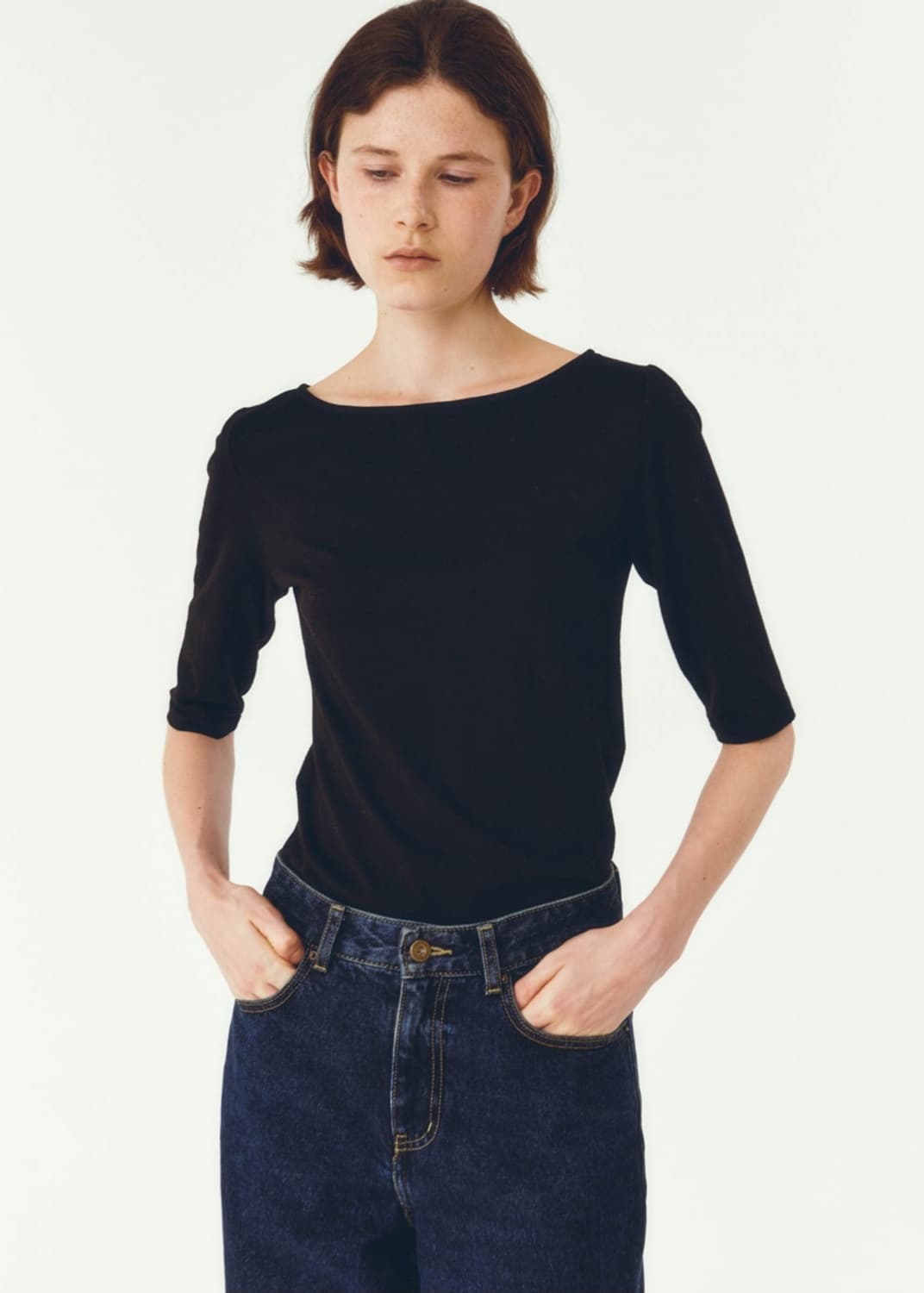 le ete(르에떼) / Finca Boat Tee in Black 상품이미지1