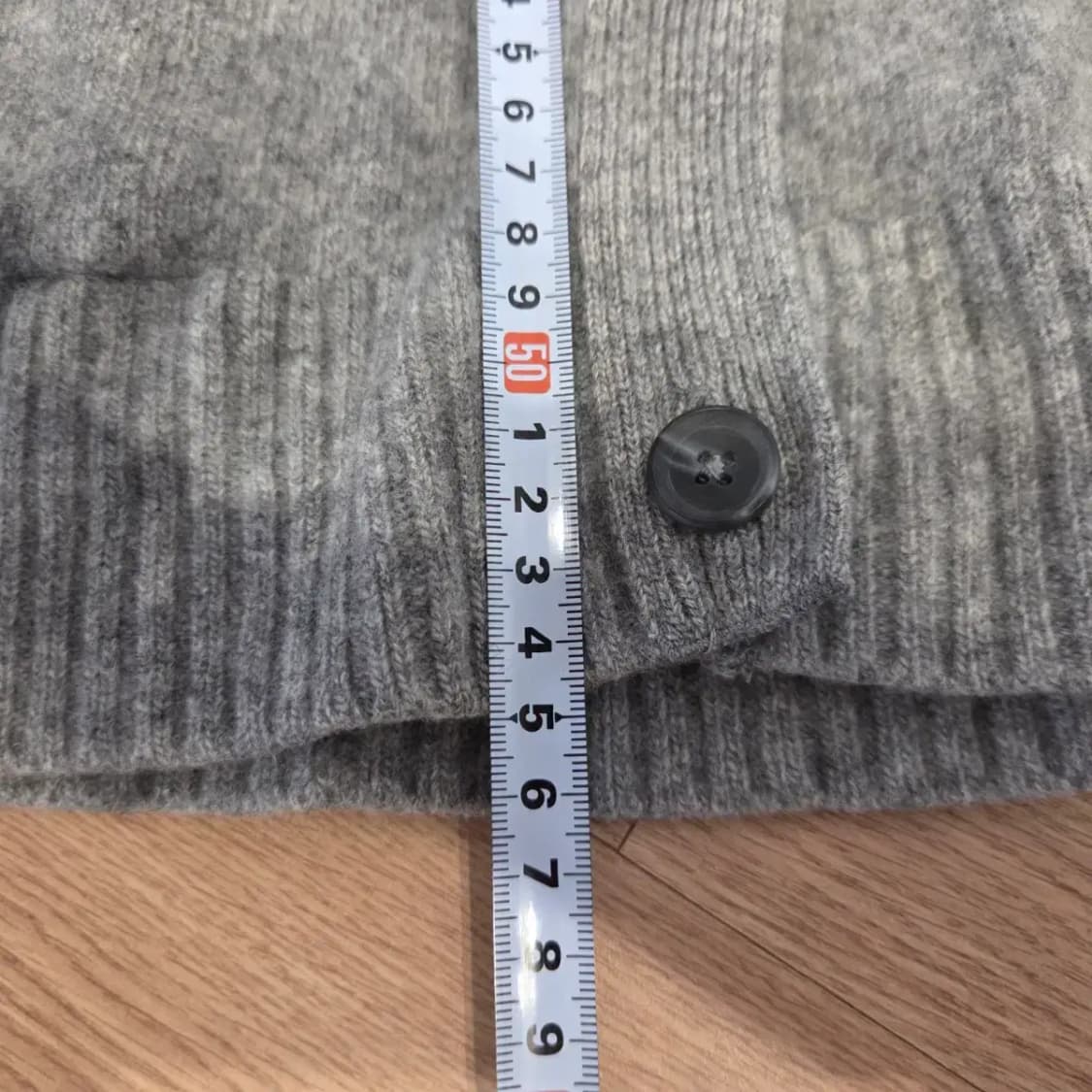 소울 스누피 자수 울 가디건 회색 상품이미지9