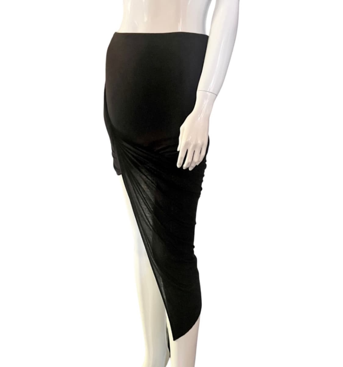 헬무트랭 kinetic jersy asymmetrical skirt 상품이미지6