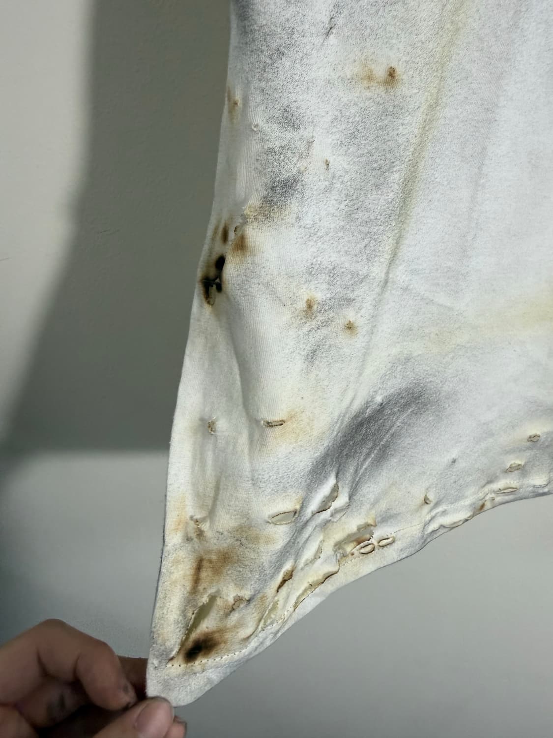 말보로 빈티지 디스트레스드 그릴드 데미지 반팔   상품이미지5