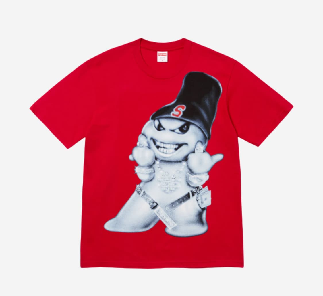 Supreme Snowman T-Shirt Red 상품이미지1