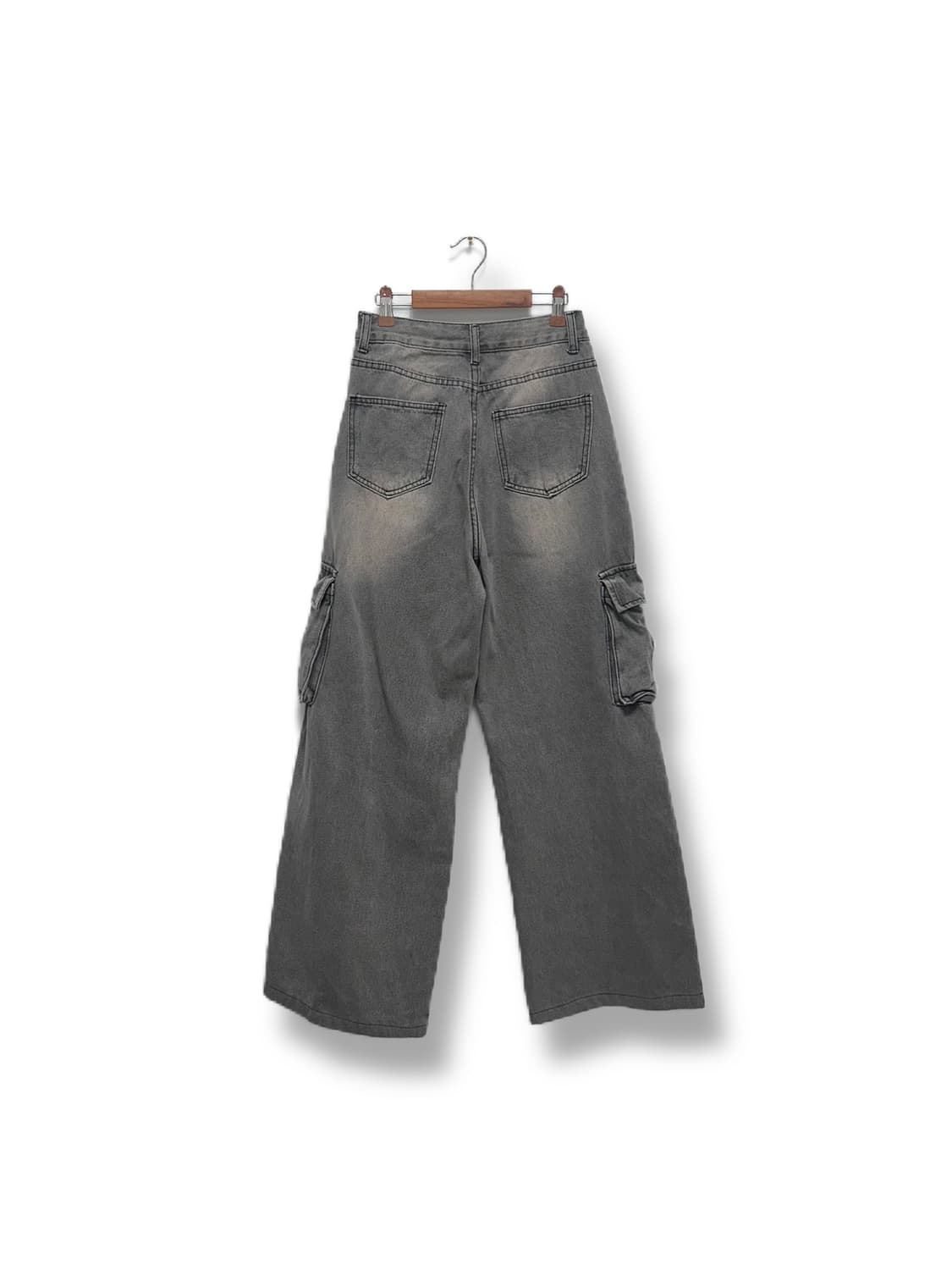 빈티지 워싱 카고 데님팬츠 상품이미지4