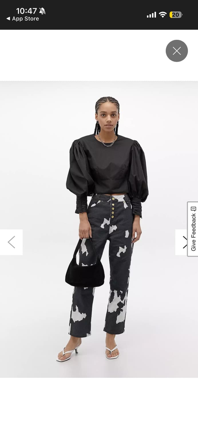 하우스오브써니 카우프린트 팬츠 상품이미지1